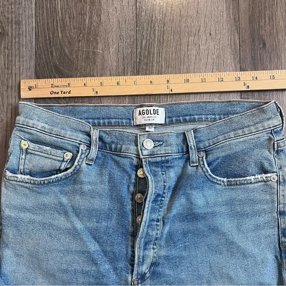 AGOLDE Nico High Rise Slim Jeans In Color Embark Size 31 - Picture 8 of 12